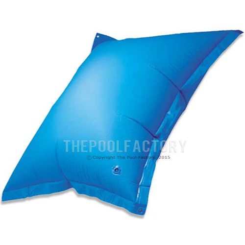 In what ways does the air pillow safeguard the pool in winter?