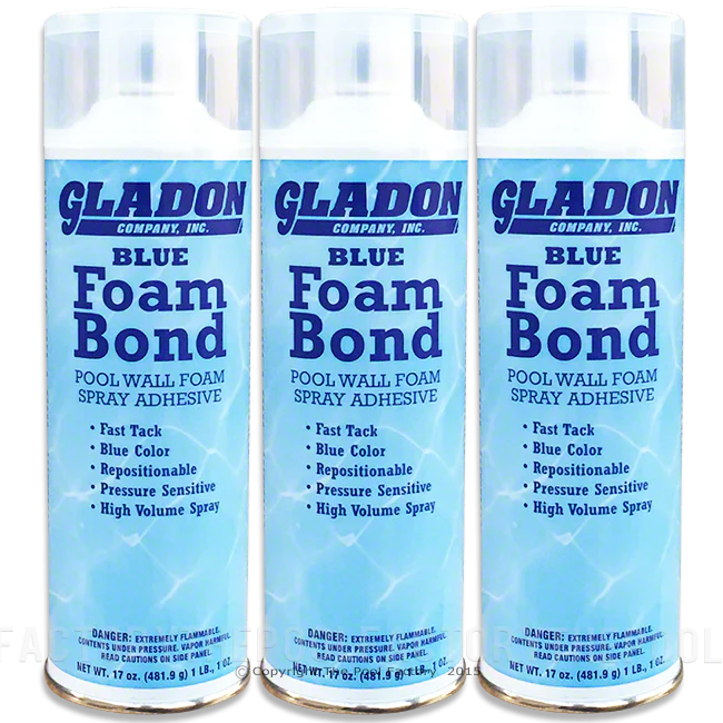 Gladon Foam Bond Spray Adhesive for Wall Foam - 3 Pack Questions & Answers