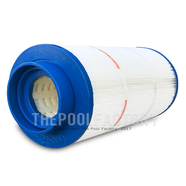 What filtration media is used in the filter cartridge?