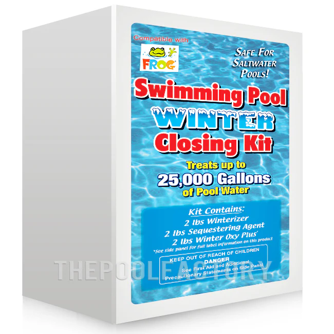 Winterizing Closing Kit for Chlorinated, Pool Frog or Saltwater Pools up to 25,000 Gallons Questions & Answers