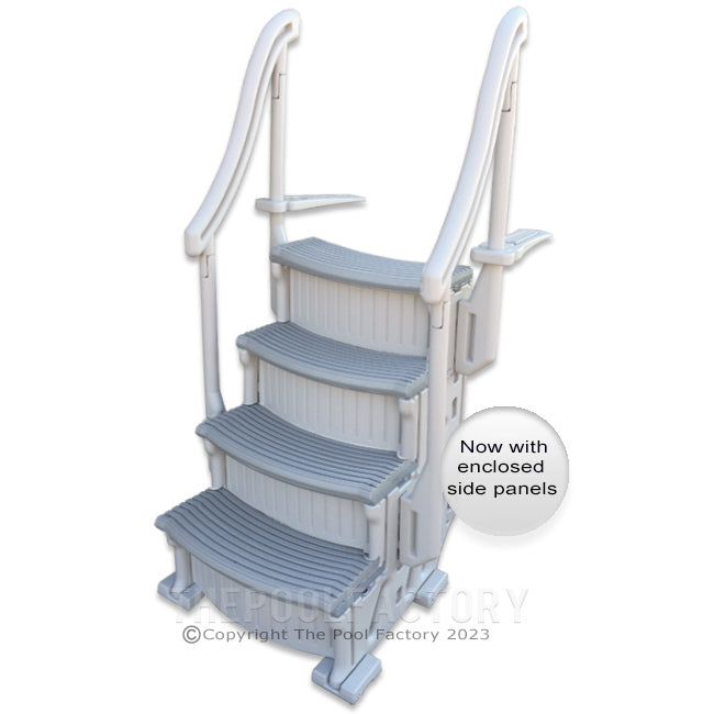 Confer Curve Above Ground Pool Steps