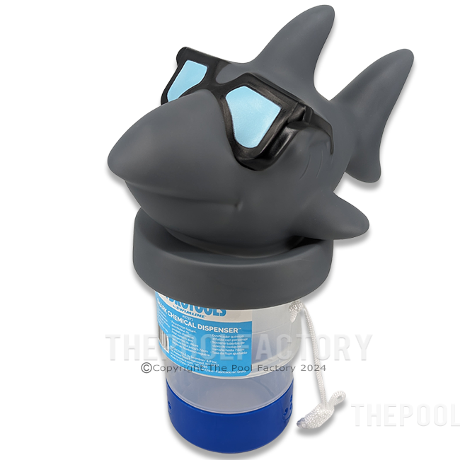 HydroTools Floating Cool Shark Chlorine Tablet Dispenser