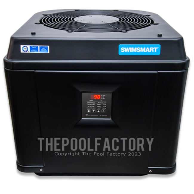 SwimSmart 143K BTU Electric Heat Pump - Left Side View