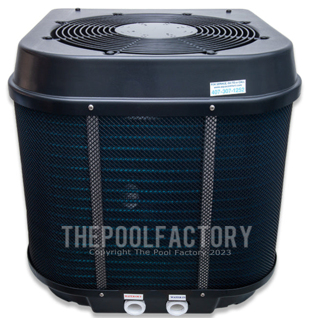 SwimSmart 143K BTU Electric Heat Pump - Back View