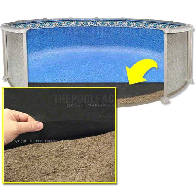 8'x16' Oval Armor Shield Liner Floor Pad