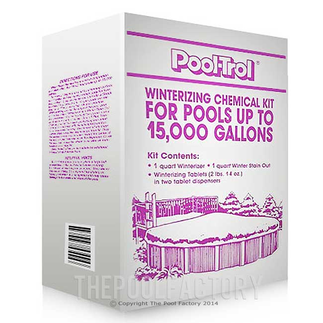 Pool Troll Winterizing Kit for Pools up to 15,000 Gallons